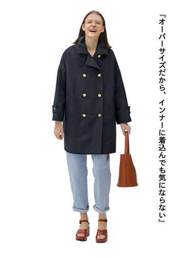 Traditional Weatherwear ダブルコート MALTON DOUBLE 詳細画像 Black 4