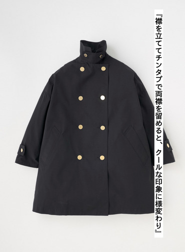 Traditional Weatherwear ダブルコート MALTON DOUBLE 詳細画像 Black 6