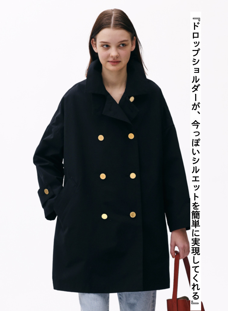 Traditional Weatherwear ダブルコート MALTON DOUBLE 詳細画像 Black 2
