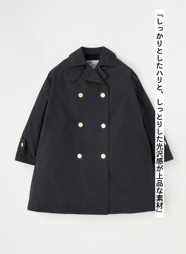 Traditional Weatherwear ダブルコート MALTON DOUBLE 詳細画像 Black 5
