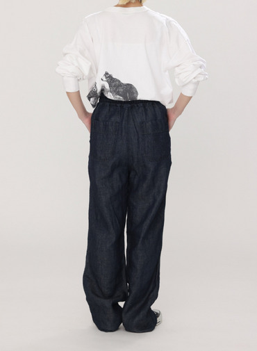 リネンデニムパンツ 詳細画像 Indigo 12