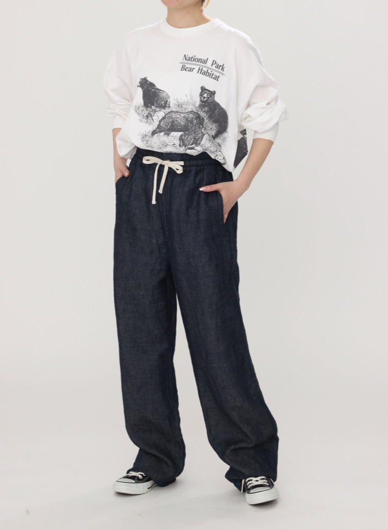 リネンデニムパンツ 詳細画像 Indigo 13