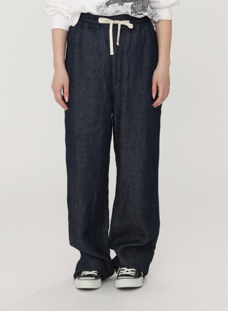 リネンデニムパンツ 詳細画像 Indigo 8