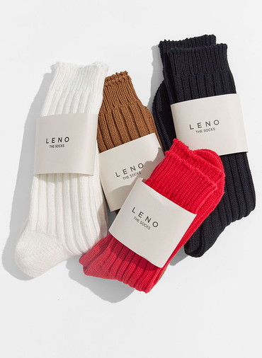 NEW SOCKS [UNISEX] 詳細画像 Ivory 2