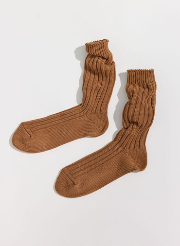 NEW SOCKS [UNISEX] 詳細画像 Brown 3