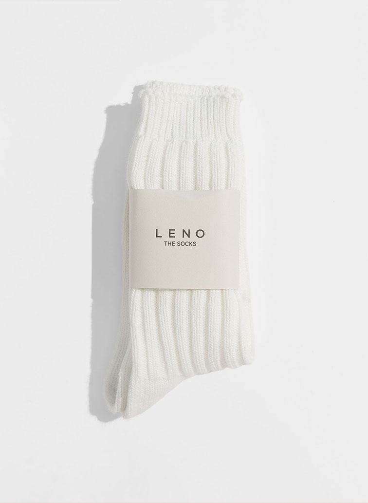 NEW SOCKS [UNISEX] 詳細画像 Ivory 1