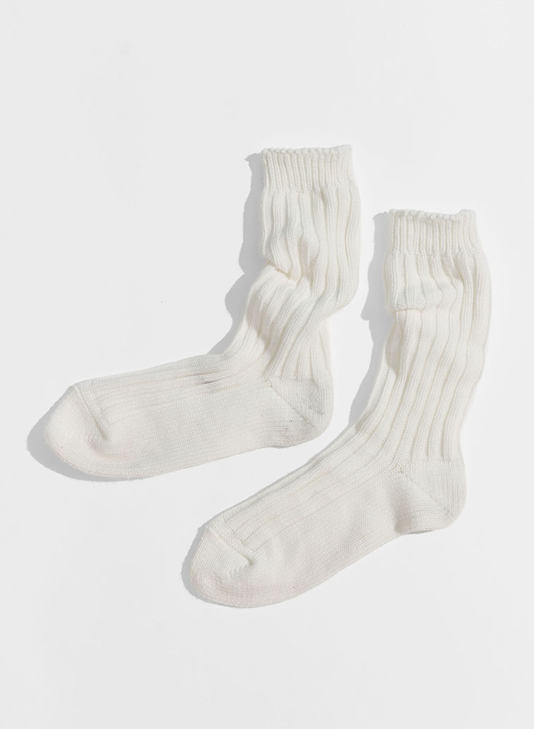 NEW SOCKS [UNISEX] 詳細画像 Ivory 3
