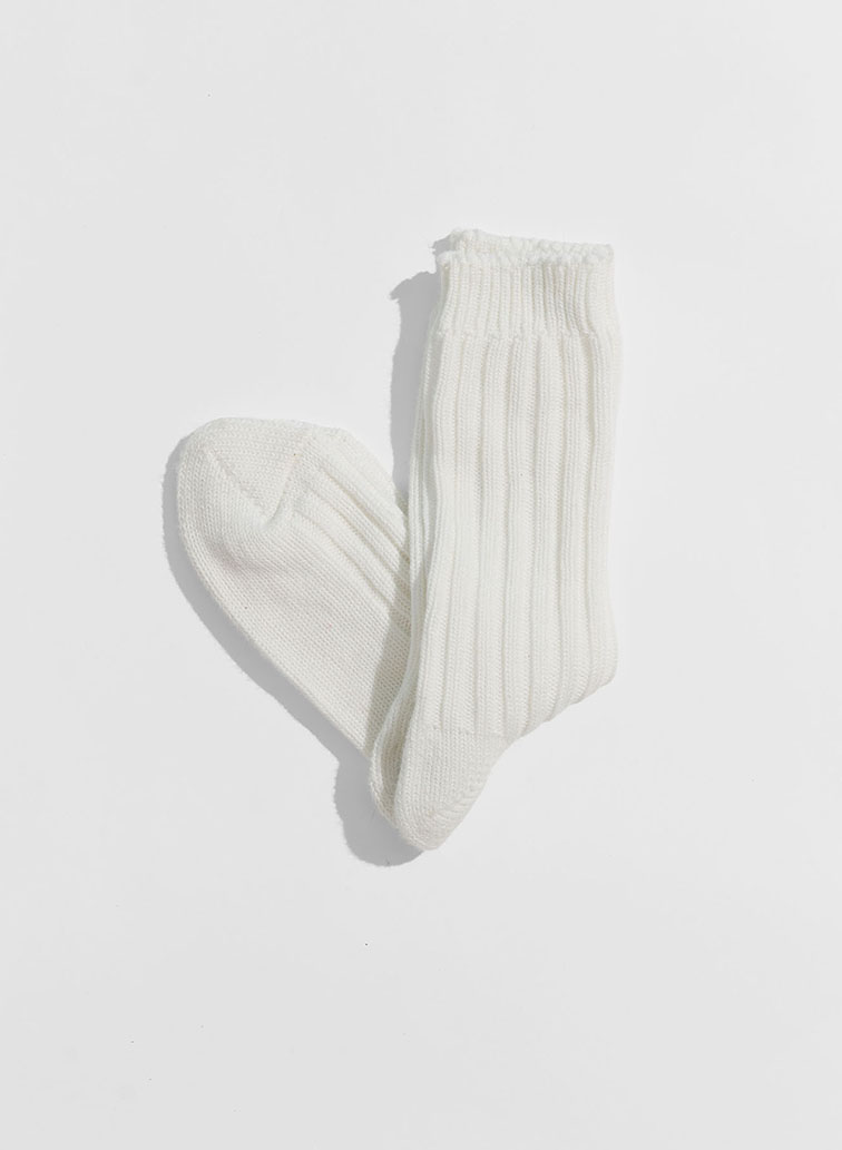 NEW SOCKS [UNISEX] 詳細画像 Ivory 4