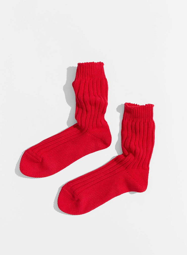 NEW SOCKS [UNISEX] 詳細画像 Red 3