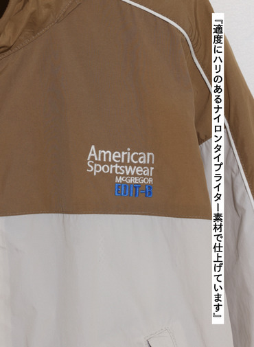 McGREGOR EDIT-B ウィンドブレイカー 詳細画像 Camel 3