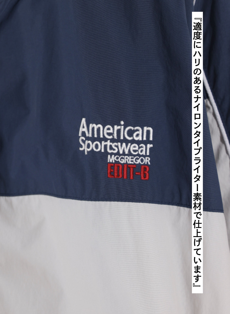 McGREGOR EDIT-B ウィンドブレイカー 詳細画像 Navy 6