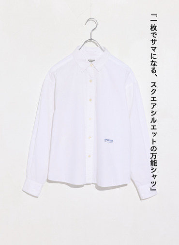 McGREGOR EDIT-B スクエアシャツ 詳細画像 Ivory 1