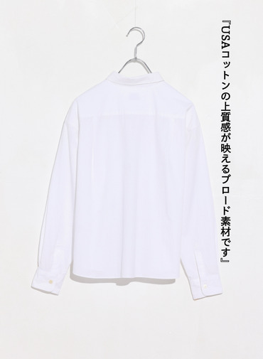 McGREGOR EDIT-B スクエアシャツ 詳細画像 Ivory 2