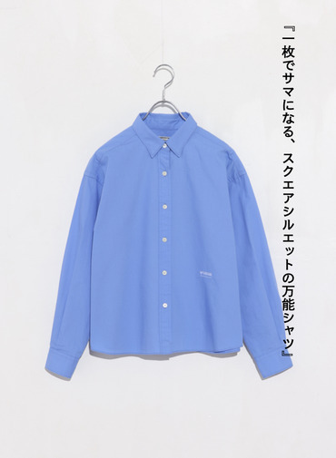 McGREGOR EDIT-B スクエアシャツ 詳細画像 Blue 1