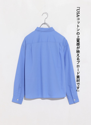 McGREGOR EDIT-B スクエアシャツ 詳細画像 Blue 2