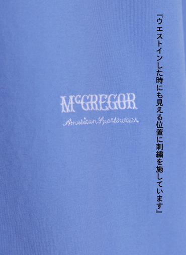 McGREGOR EDIT-B スクエアシャツ 詳細画像 Blue 3