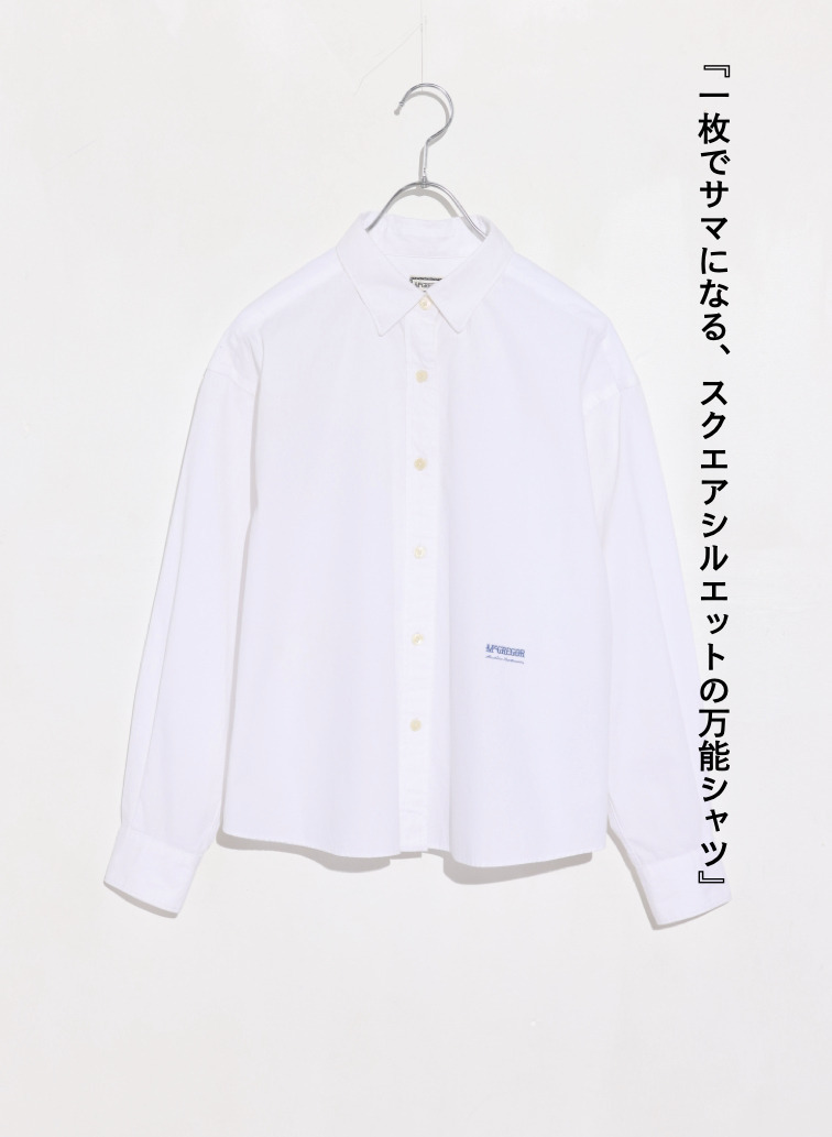 McGREGOR EDIT-B スクエアシャツ 詳細画像 Ivory 1