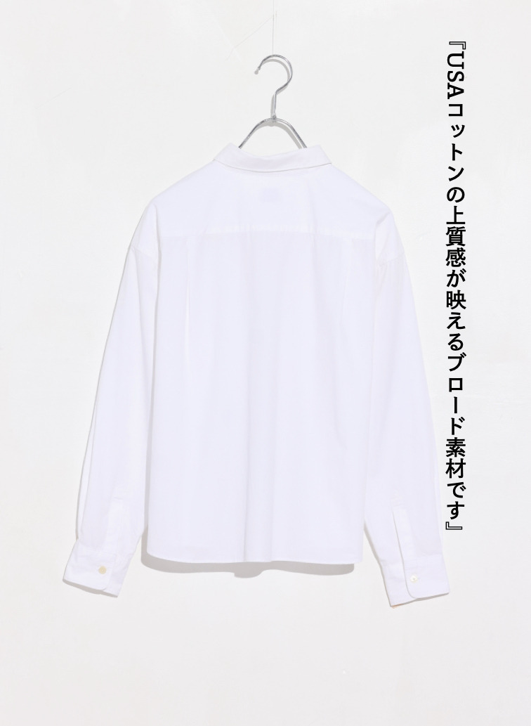 McGREGOR EDIT-B スクエアシャツ 詳細画像 Ivory 2