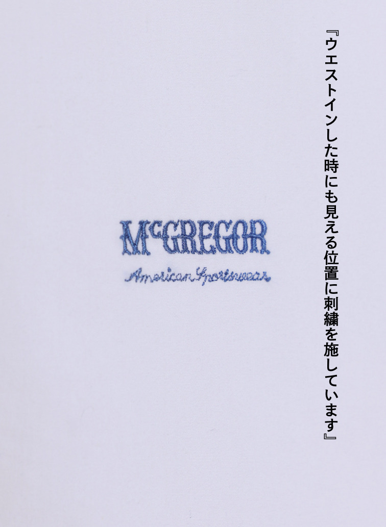 McGREGOR EDIT-B スクエアシャツ 詳細画像 Ivory 3