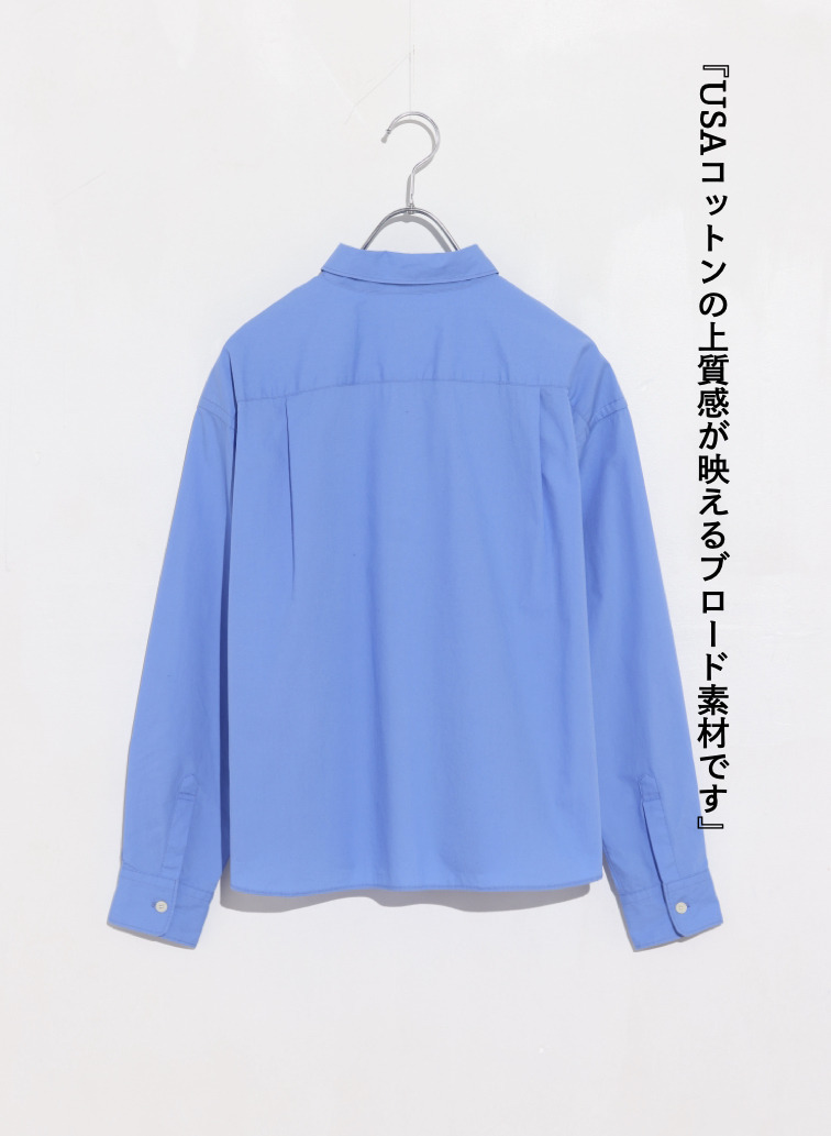 McGREGOR EDIT-B スクエアシャツ 詳細画像 Blue 2