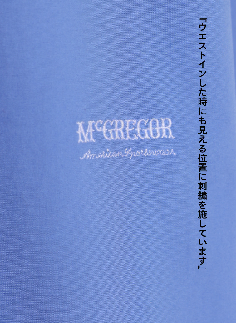 McGREGOR EDIT-B スクエアシャツ 詳細画像 Blue 3