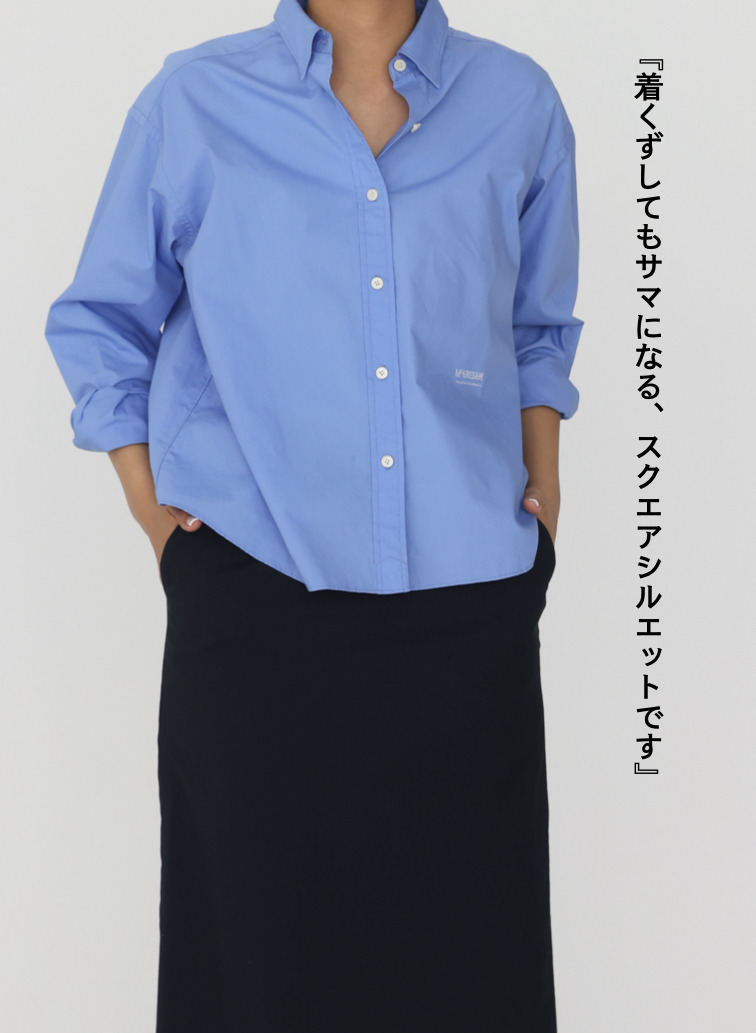 McGREGOR EDIT-B スクエアシャツ 詳細画像 Blue 7