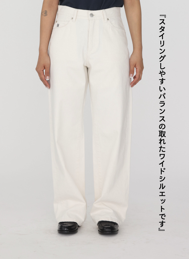 McGREGOR EDIT-B デニムパンツ 詳細画像 Ivory 6