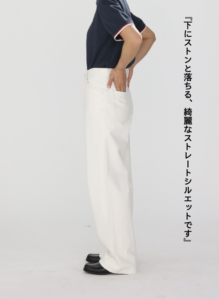 McGREGOR EDIT-B デニムパンツ 詳細画像 Ivory 7