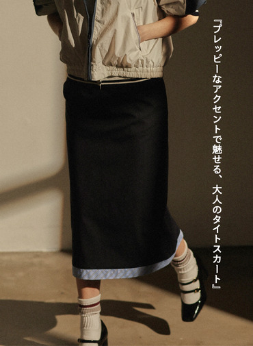 McGREGOR EDIT-B タイトスカート 詳細画像 Navy 1