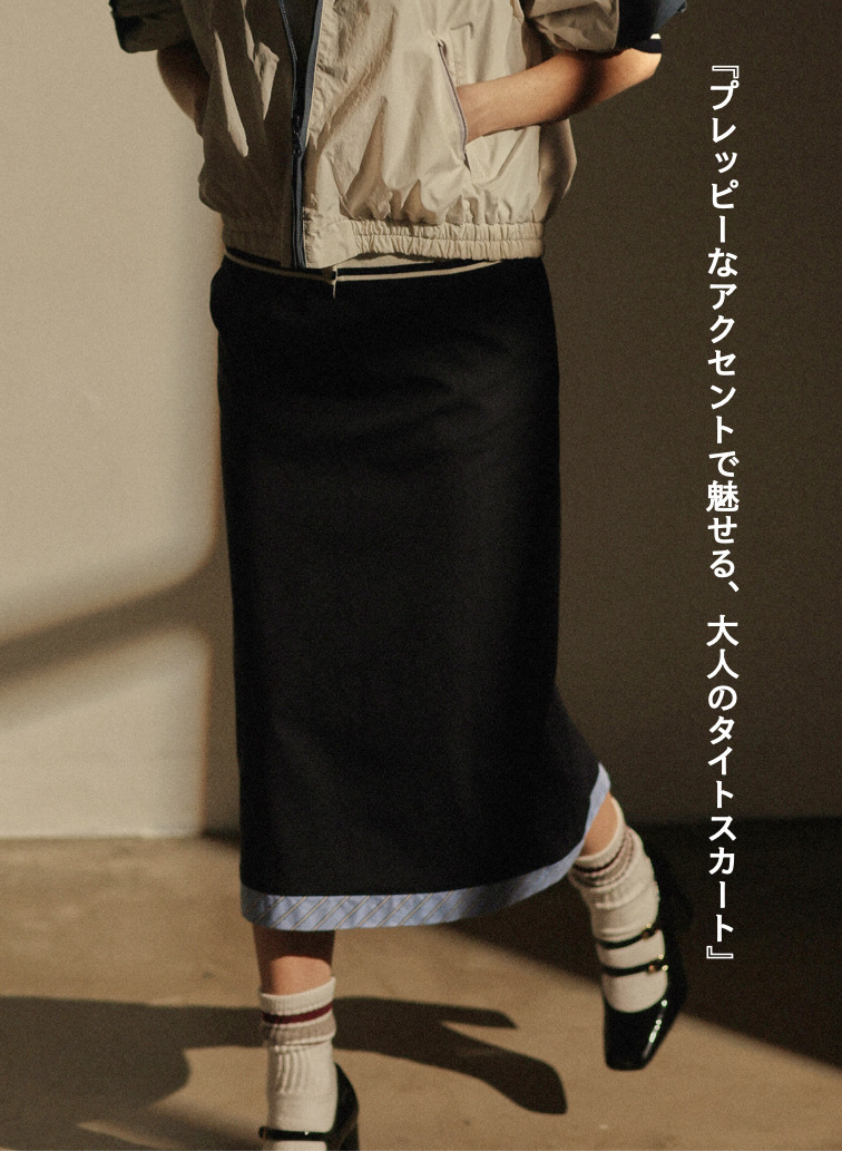 McGREGOR EDIT-B タイトスカート 詳細画像 Navy 1