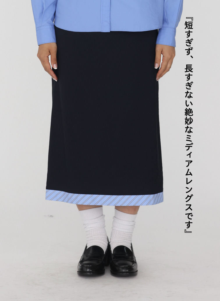 McGREGOR EDIT-B タイトスカート 詳細画像 Navy 7