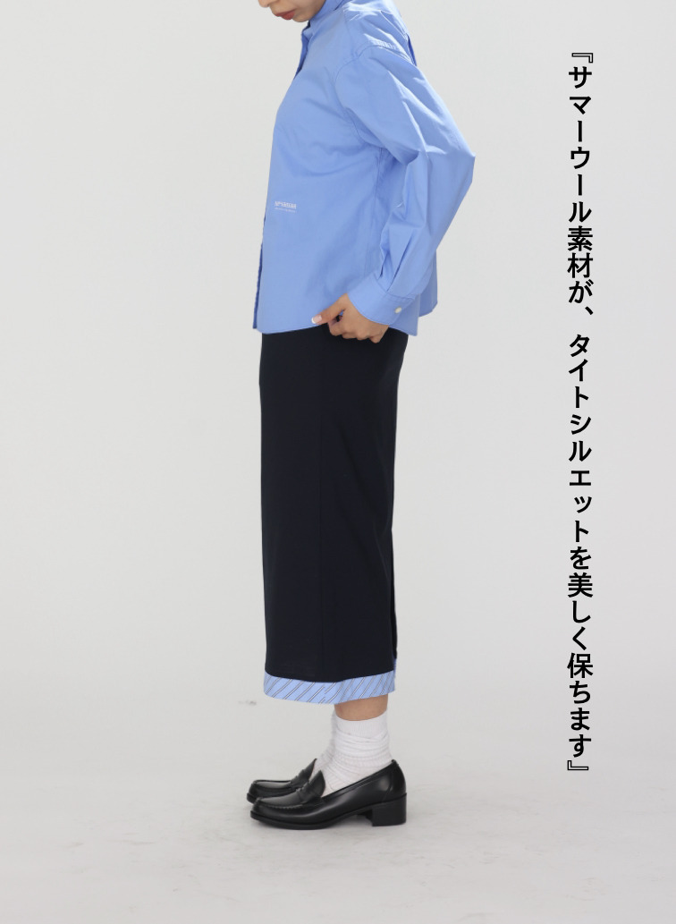 McGREGOR EDIT-B タイトスカート 詳細画像 Navy 8