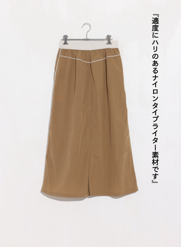 McGREGOR EDIT-B ナイロンスカート 詳細画像 Camel 3