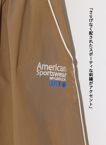 McGREGOR EDIT-B ナイロンスカート 詳細画像 Camel 4