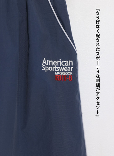 McGREGOR EDIT-B ナイロンスカート 詳細画像 Navy 3