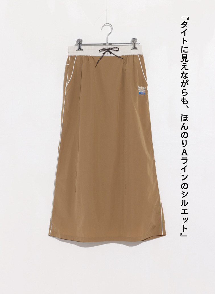 McGREGOR EDIT-B ナイロンスカート 詳細画像 Camel 2