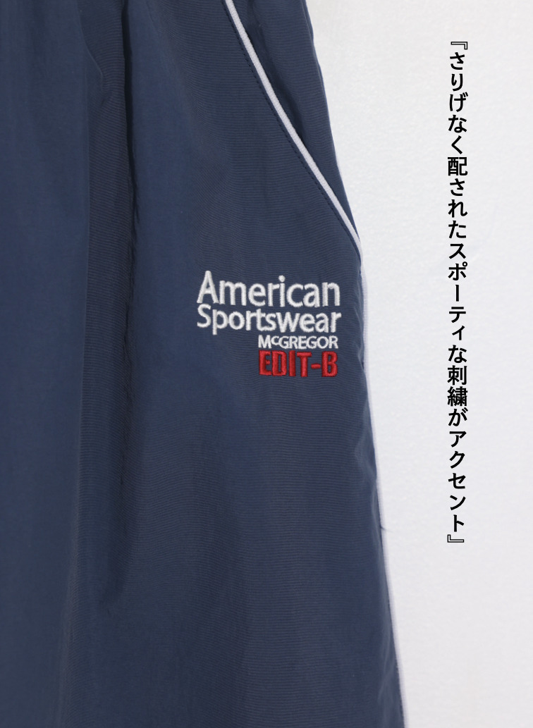 McGREGOR EDIT-B ナイロンスカート 詳細画像 Navy 3