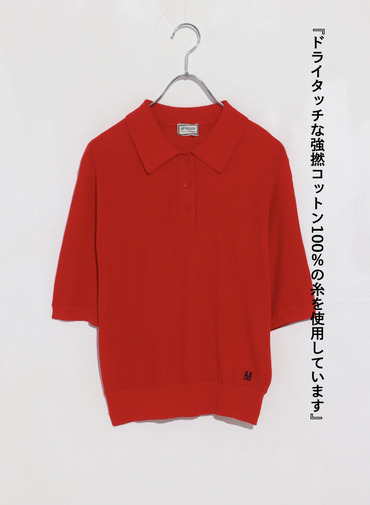 McGREGOR EDIT-B ニットポロシャツ 詳細画像 Red 4