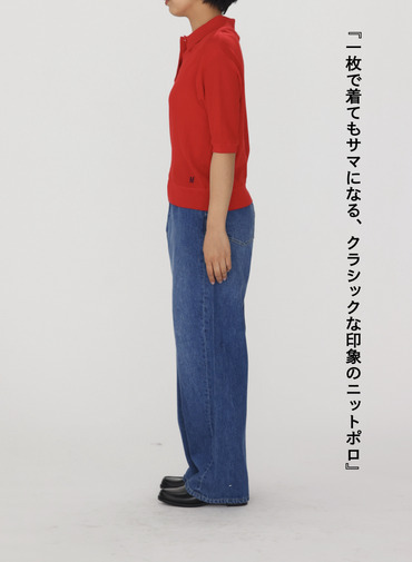 McGREGOR EDIT-B ニットポロシャツ 詳細画像 Red 9