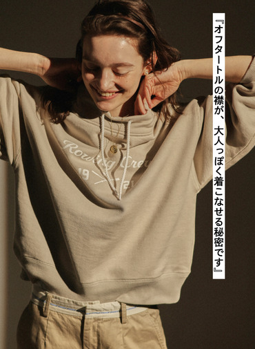 McGREGOR EDIT-B タートルネックスウェット 詳細画像 Beige 3