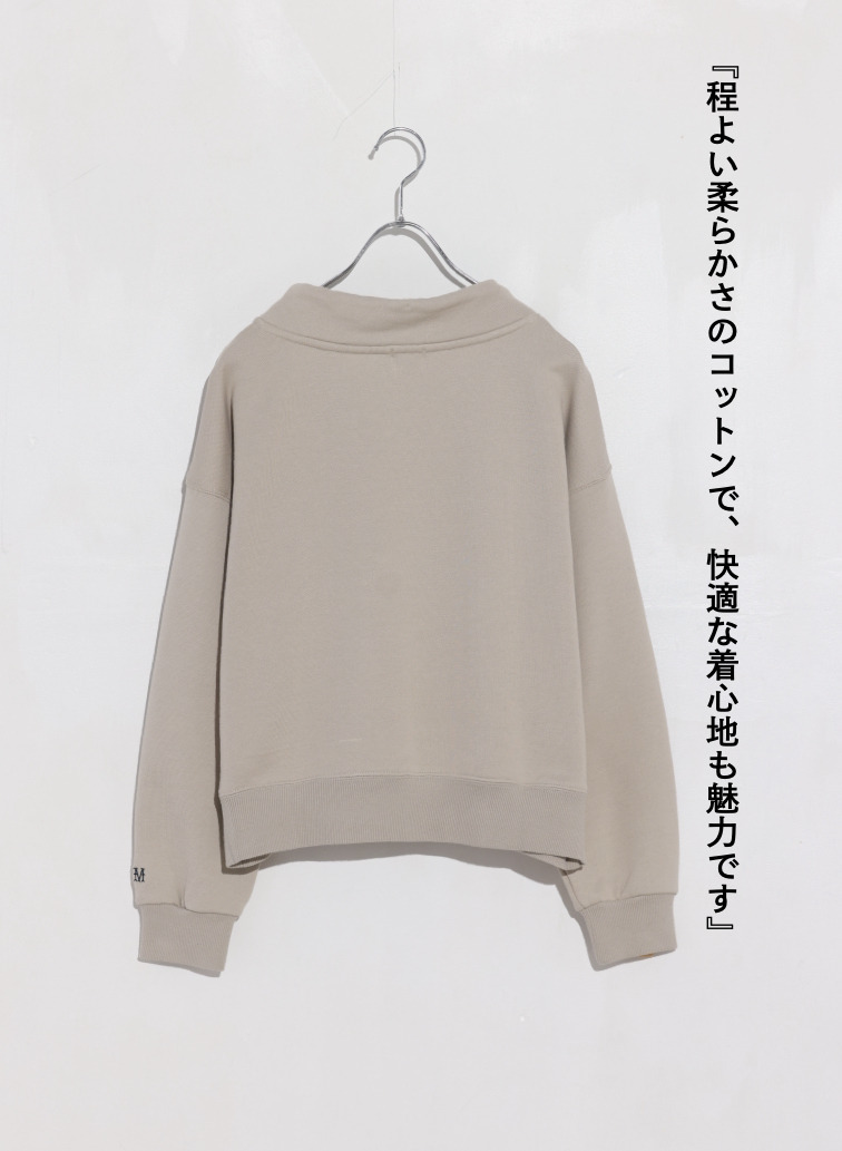 McGREGOR EDIT-B タートルネックスウェット 詳細画像 Beige 5