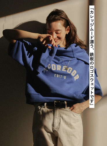 McGREGOR EDIT-B スウェットTシャツ 詳細画像 Blue 1
