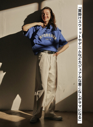 McGREGOR EDIT-B スウェットTシャツ 詳細画像 Blue 2