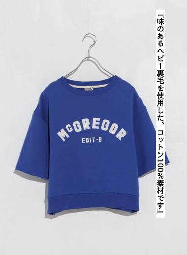 McGREGOR EDIT-B スウェットTシャツ 詳細画像 Blue 3