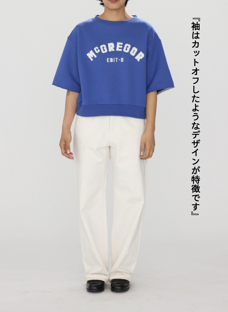 McGREGOR EDIT-B スウェットTシャツ 詳細画像 Blue 6