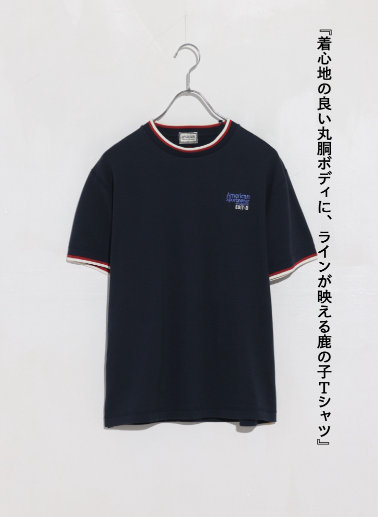 McGREGOR EDIT-B クルーネックTシャツ 詳細画像 Navy 1