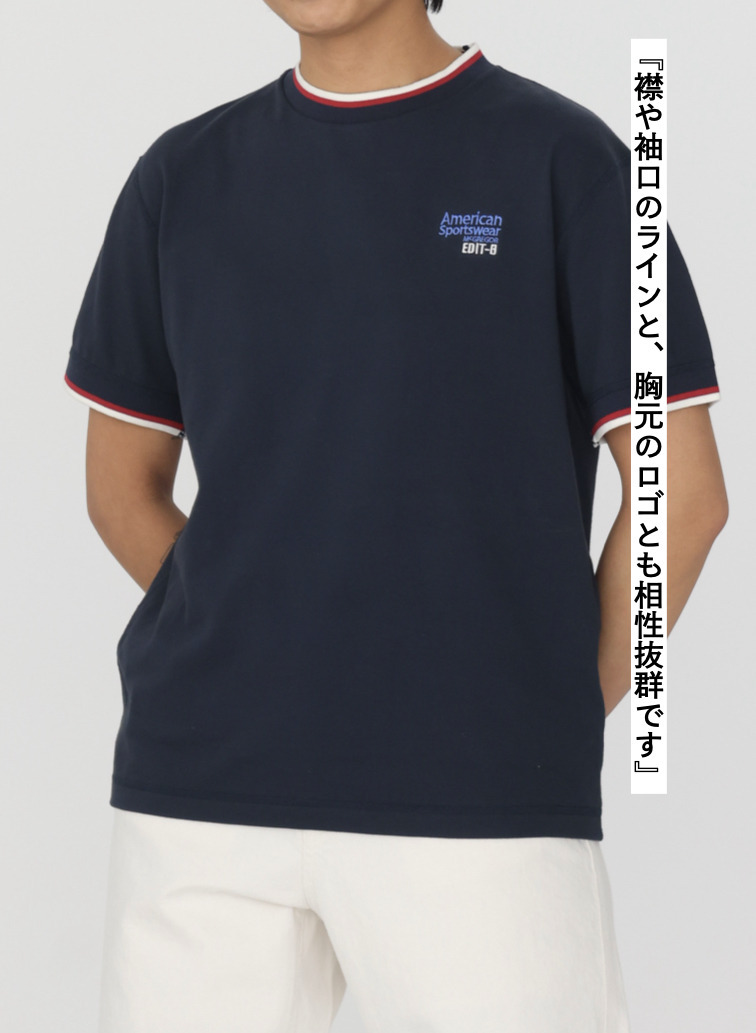 McGREGOR EDIT-B クルーネックTシャツ 詳細画像 Navy 7