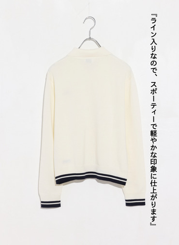 McGREGOR EDIT-B ニットカーディガン 詳細画像 White 2