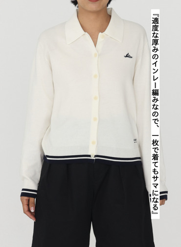 McGREGOR EDIT-B ニットカーディガン 詳細画像 White 5