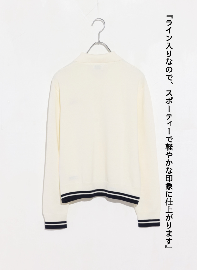 McGREGOR EDIT-B ニットカーディガン 詳細画像 White 2